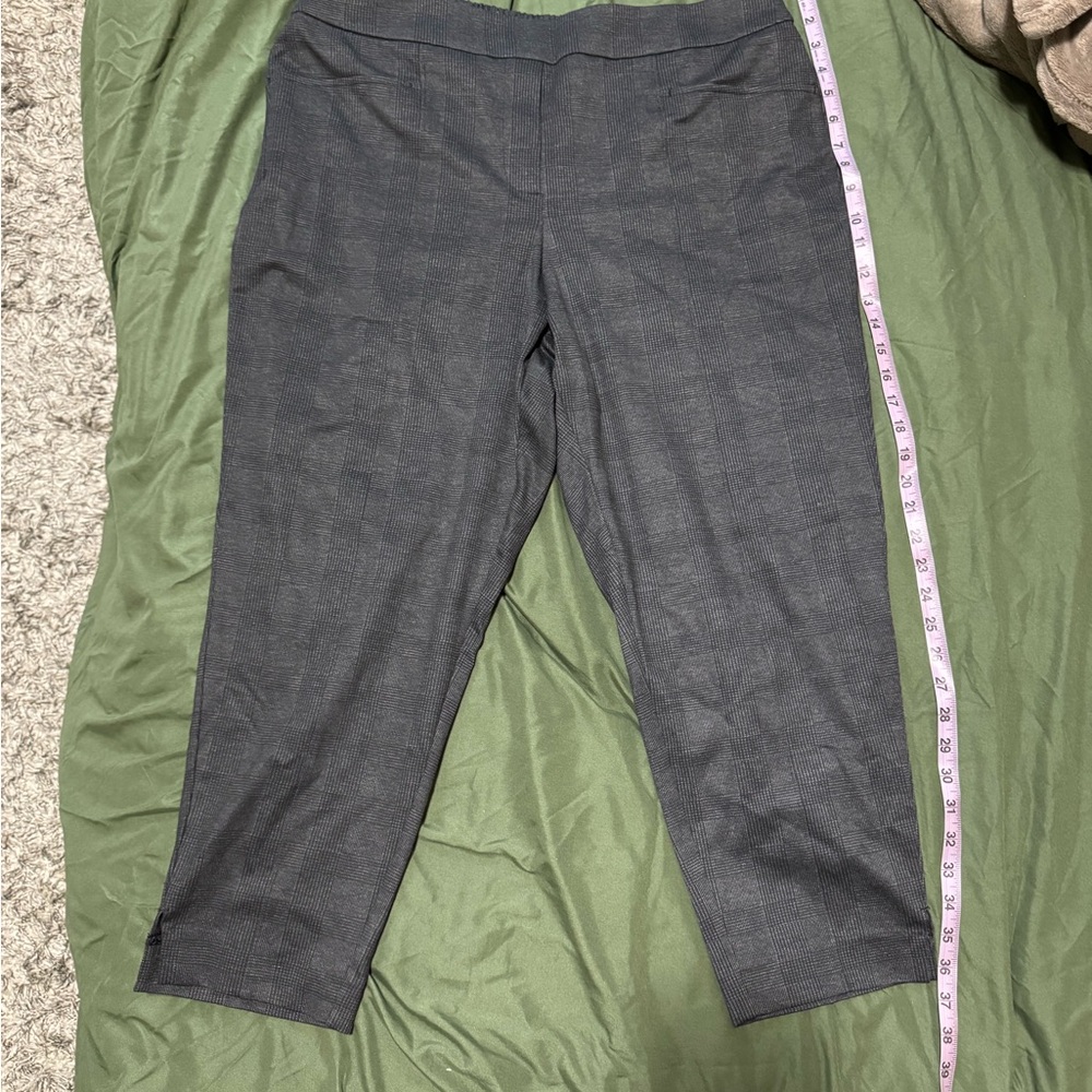 Penningtons XP Grey Plaid Dress Pants